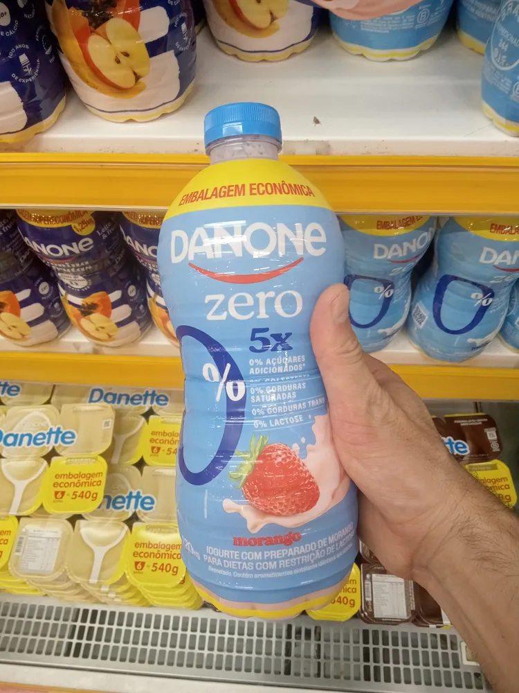 Iogurte de morango Zero
