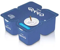 Iogurte Grego Tradicional Com Mel Danone Bandeja 400g 4 Unidades