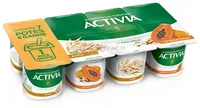 Leite Fermentado Integral Aveia Mamão E Cereais Activia Bandeja 800g 8 Unidades Grátis 1 Unidade