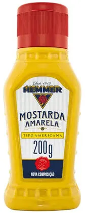 Mostarda Amarela Americana Hemmer Squeeze 200g