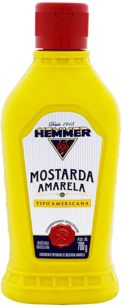 Mostarda Amarela Americana Hemmer Squeeze 700g