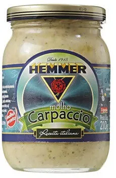 Molho Carpaccio Hemmer Vidro 210g