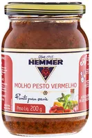 Molho Pesto Vermelho Hemmer Vidro 200g
