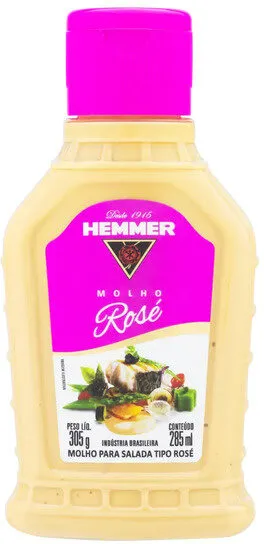 Molho Para Salada Rosé Hemmer Squeeze 285ml