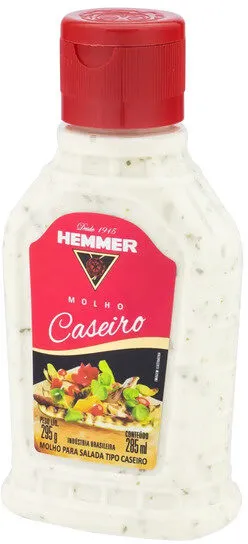 Molho Para Salada Caseiro Hemmer Squeeze 280ml