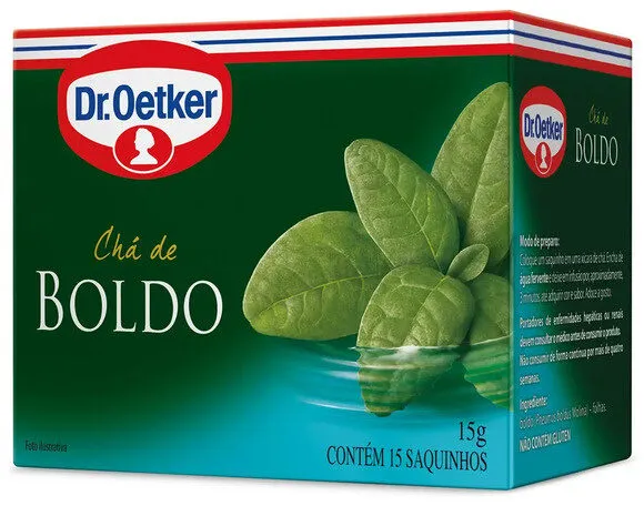 Chá De Boldo Do Chile Com 15 Sachês Dr.oetker 15g
