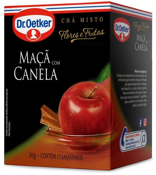 Cha Oetker Fl Fr Maca Canela C/15 Saq