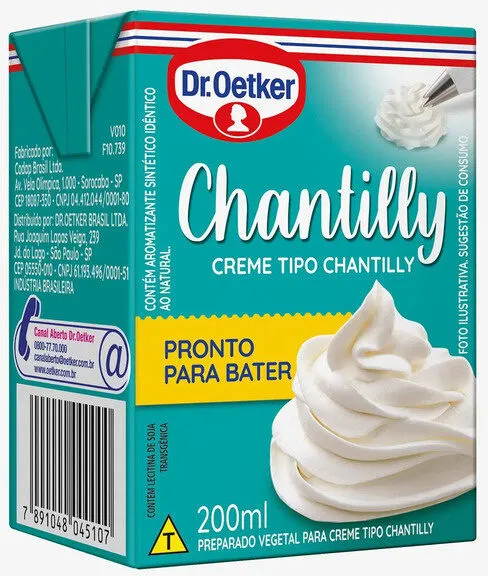 Creme Chantilly Dr.oetker Decorfesta