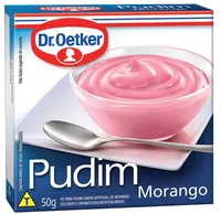 Pó Para Pudim Morango Dr. Oetker Caixa 50g