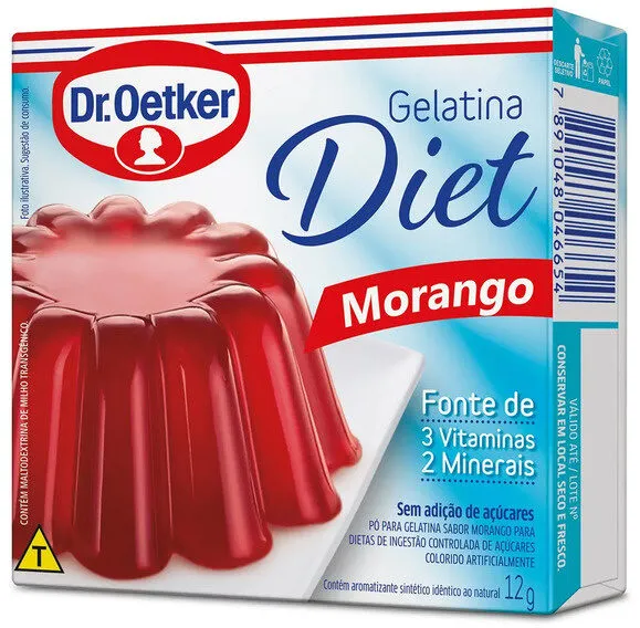 Gelatina Diet Morango Dr.oetke