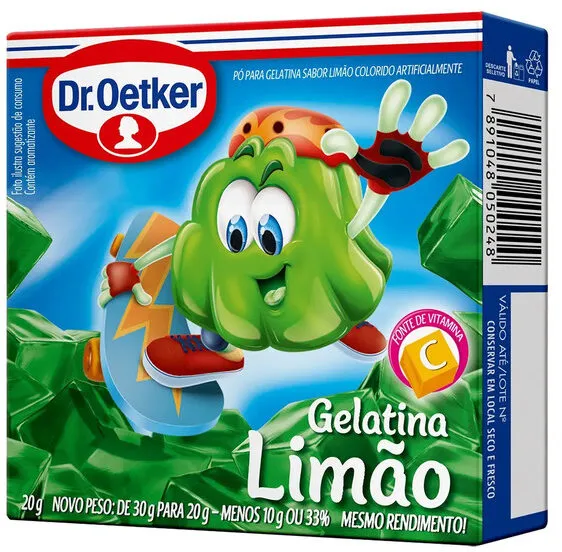 Gelatina Dr.oetker De Limao 20g