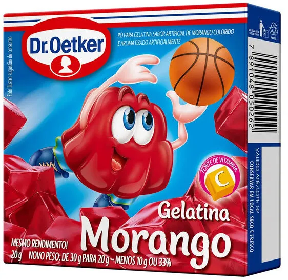 Gelatina Dr.oetker Morango 20g