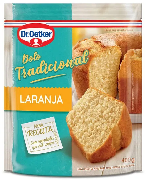 Mistura Para Bolo Sabor Laranja Dr. Oetker 450g