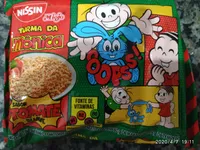 Macarrão Instantâneo Lámen Tomate Suave Turma Da Mônica Nissin Miojo Pacote 85g