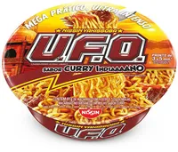 Macarrão Instantâneo Yakissoba Curry Indiano Nissin U.f.o. Bandeja 98g