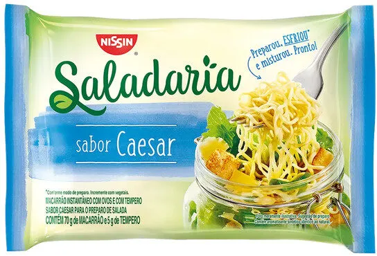 Macarrão Instantâneo Caesar Nissin Saladaria Pacote 75g