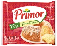 Margarina Com Sal Primor Forno E Fogão Pacote 400g 4 Unidades