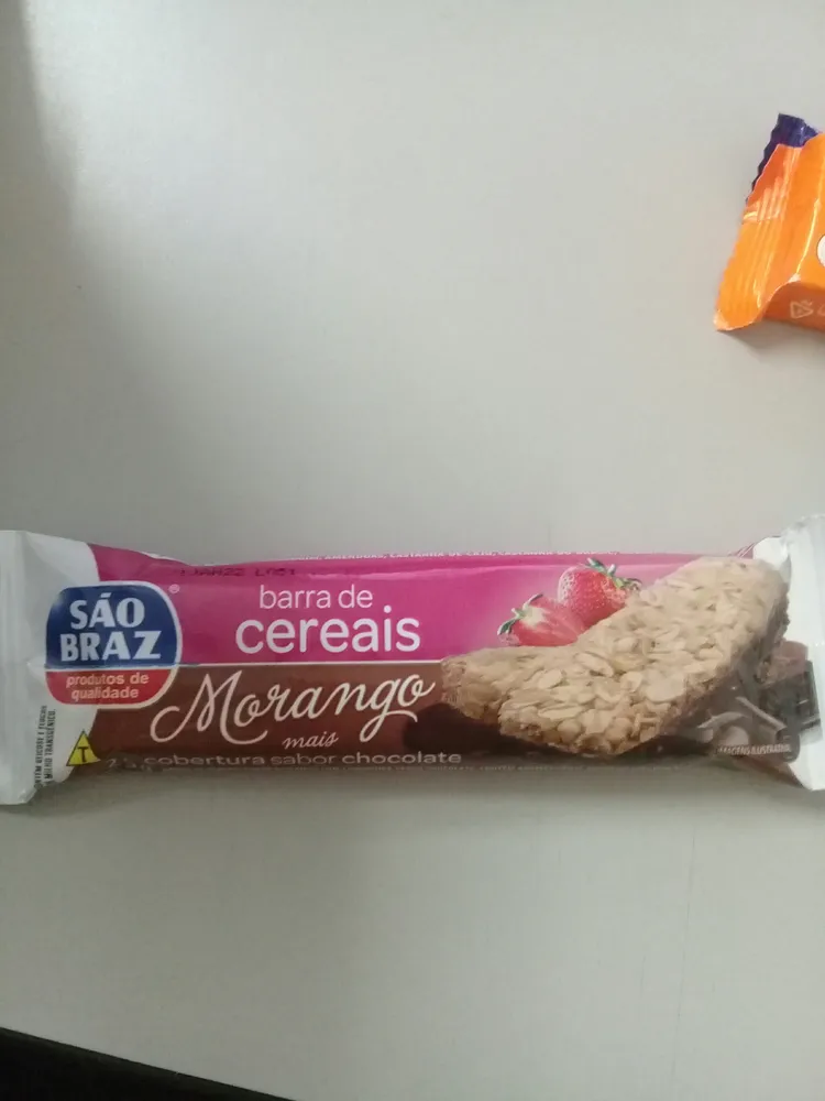 Barra de cereal morango