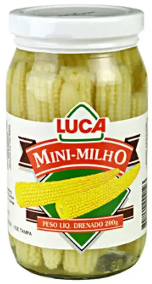 Minimilho Em Conserva Luca Vidro 200g