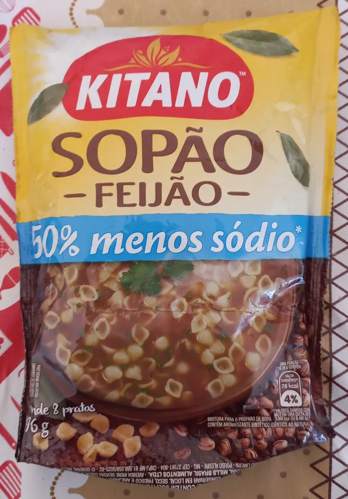 Sopão Feijão Kitano Sachê 196g