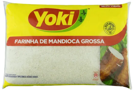 Farinha De Mandioca Tipo único Grossa Yoki Pacote 1kg