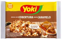 Pipoca Para Micro Ondas Cobertura Caramelo Yoki Pacote 160g