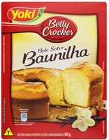 Mistura Para Bolo Baunilha Yoki Betty Crocker Caixa 425g
