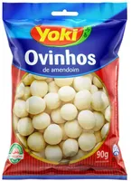 Ovinhos De Amendoim Cobertura Polvilho Yoki Pacote 90g