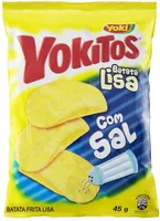 Batata Frita Lisa Com Sal Yoki Yokitos Pacote 45g