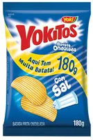 Batata Frita Ondulada Com Sal Yoki Yokitos Pacote 180g