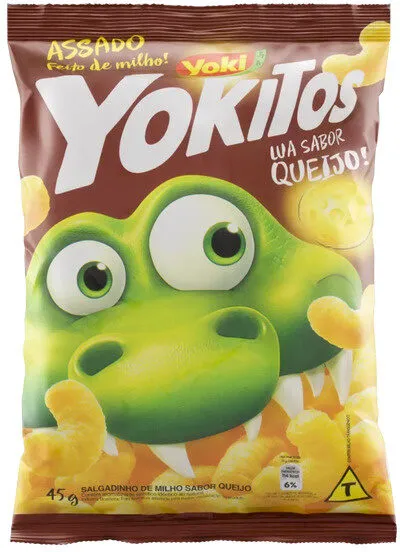 Salgadinho De Milho Queijo Lua Yoki Yokitos Pacote 45g