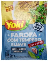 Farofa De Mandioca Com Tempero Suave Yoki Pacote 200g