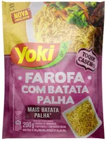 Farofa De Mandioca Com Batata Palha Yoki Pacote 200g