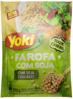 Farofa De Mandioca Com Soja Yoki Pacote 200g