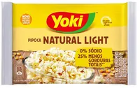 Pipoca Para Micro Ondas Natural Light Zero Sódio Yoki Pacote 90g