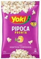Pipoca Pronta Manteiga Temperada Yoki Pacote 58g
