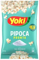 Pipoca Pronta Com Sal Marinho Yoki Pacote 28g