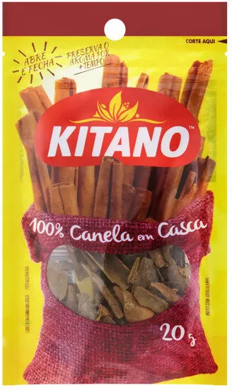 Canela Em Casca Kitano Pacote 20g
