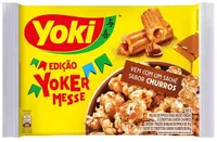 Pipoca Para Micro Ondas Cobertura Churros Yoki Pacote 160g Edição Yokermesse