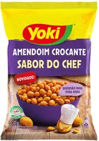 Amendoim Crocante Alho E Limão Yoki Sabor Do Chef Pacote 500g