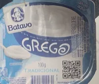 Iogurte Grego Tradicional Batavo Pote 100g