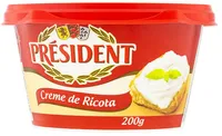 Creme De Queijo Ricota Président Pote 200g
