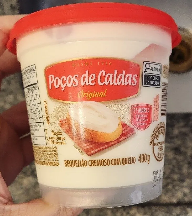 Requeijão Cremoso Poços De Caldas Pote 400g