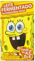 Leite Fermentado Desnatado Laranja Bob Esponja Batavo Caixa 80g
