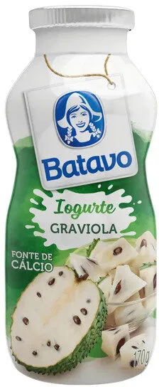 Iogurte Parcialmente Desnatado Graviola Batavo Frasco 170g