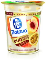 Iogurte Integral Maracujá E Pêssego Batavo Pedaços Duo Copo 100g