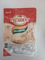 Mussarela Zero Lactose 150g PRÉSIDENT