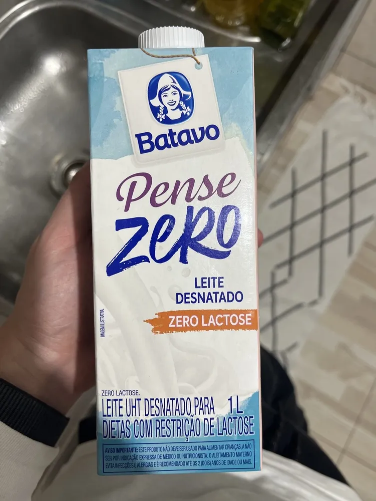 Leite Zero Lactose Desnatado