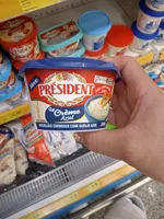 PRESIDENT lá creme azul