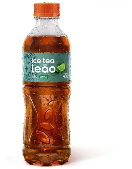 Chá Preto Ice Tea Limão Leão Garrafa 450ml